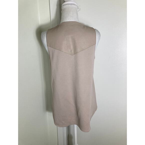 Neiman Marcus Perforated Leather Shell Sz M - Picture 2 of 3